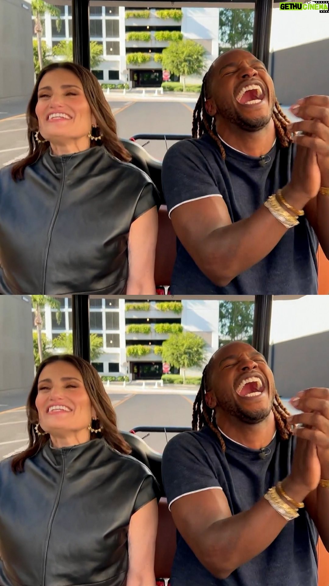 Idina Menzel Instagram - The wickedly talented @idinamenzel is spilling on Adele Dazeem, her new album, her audition for Wicked and more on an all new #GolfCartConfessions. 👉 Watch the full video at the link in bio.