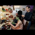 Idina Menzel Instagram – This is when I learned how hard it is to be interviewed while someone is painting you green. #OGG #OriginalGreenGirl #WICKED20