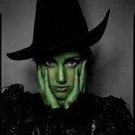 Idina Menzel Instagram - This is my favorite Elphie photo of all time. Who said the Wicked Witch of the West couldn’t be glamorous? Photo by @henryleutwyler #OGG #OriginalGreenGirl #WICKED20