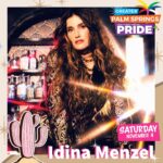 Idina Menzel Instagram - See you in November, @palmspringspride! 🏳️‍🌈🏳️‍⚧️ #DramaQueen #Pride