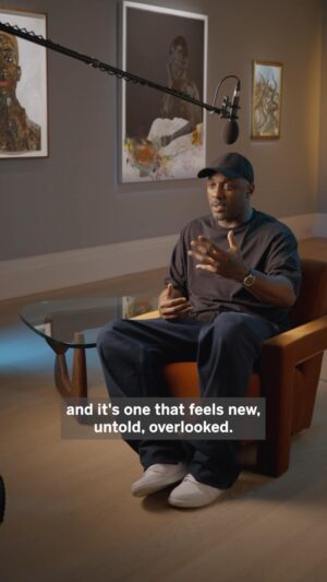 Idris Elba Instagram - Join actor, filmmaker, and musician @idriselba in the Modern & Contemporary African Art exhibition at #SothebysLondon.
 
Elba has long been committed to empowering and uplifting talent from Africa, and here he discusses the future of contemporary African creativity on the international stage – watch the full video at the link in @sothebys bio.
