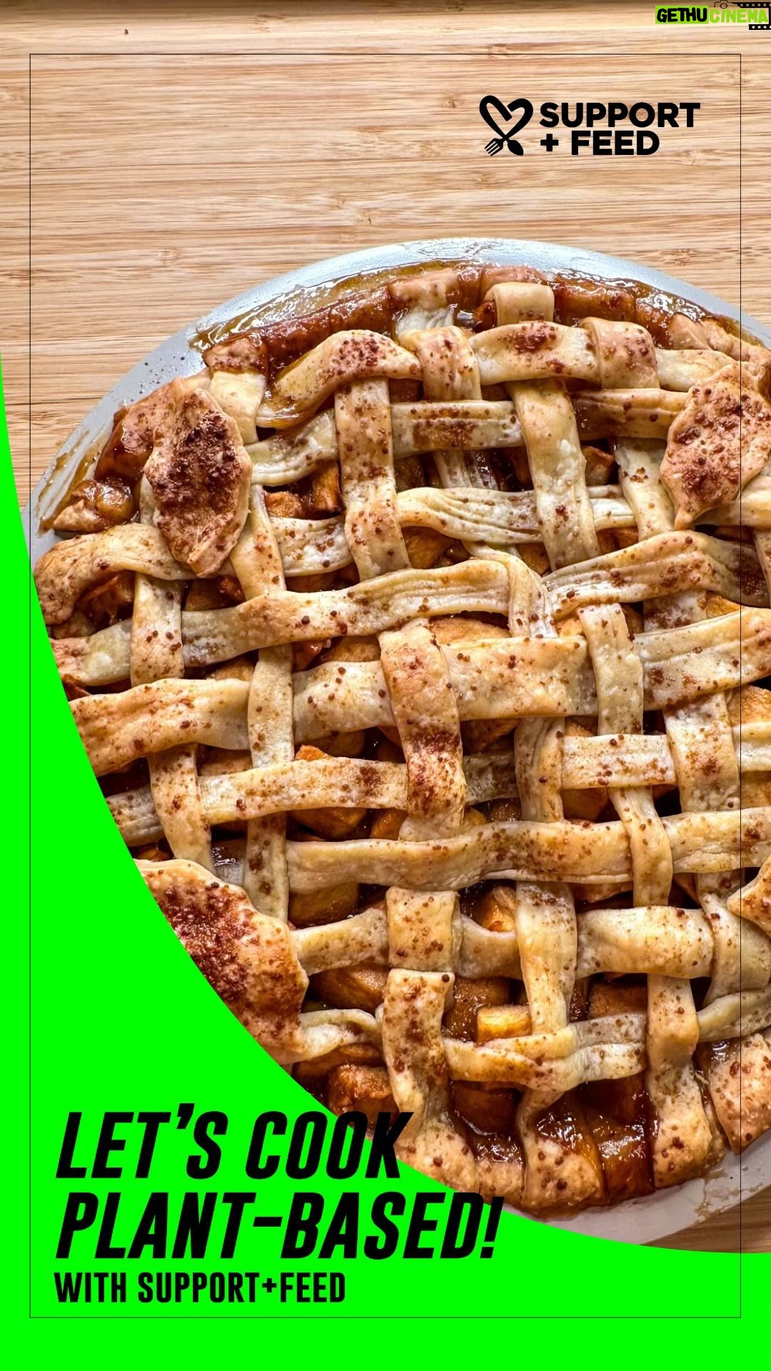 Ilean Almaguer Instagram - Apple Pie🥧🍎 by one of our incredible recipe contributors, @ileanao Thinking about what plant-based treat to bring to your family/friends gathering this week? Try this recipe!⬇️ Fun fact🤓 Apples are packed with lots of fiber, vitamin, and antioxidants. PLUS they promote digestive health boost your immune system. For more holiday recipes, comment RECIPE and we will dm you some of our favorites🥰 INGREDIENTS: 1 double vegan pie crust (find in fridge or freezer section) 6 large apples 1/2 tsp cinnamon 1/2 tsp nutmeg 3 tbsp cornstarch 1/2 cup sugar 2 tbsp vegan butter 1/8 tsp salt 2 tbsp lemon juice To brush: coconut oil and brown sugar. INSTRUCTIONS: 1. Line a 8-9-inch pan with one of the pie crusts, and set aside. Preheat the oven to 350 °F (180 °C) 2. Peel and slice the apples. 3. Toss in a large bowl with all the ingredients (cinnamon, nutmeg, cornstarch, sugar, butter, lemon and salt.) Set aside. 4. Prick the bottom of the pie crust all over with a fork and then fill with the apples. 5. With the remaining of the crust cut strips and lay them on top of the pie to make a lattice design, and crimp the edges of the two crusts together with your fingers or a fork. 6. Brush the top of the pie with melted coconut oil and sprinkle it with a bit of brown sugar. 7. Bake the pie for about 40-50 minutes until golden brown. 8. Cover just the outer rim of the pan with a ring of aluminum foil to prevent burning if necessary. 9. Let cool before serving and enjoy!!
