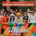 Ilhan Omar Instagram - Grateful for the partnership and support of OutFront MN Action!