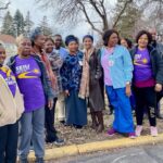 Ilhan Omar Instagram - I visited nurses from St. Therese Nursing Home who are fighting for $25/hr minimum wage. Long hours and low pay push many out of the field. They deserve fair pay & safe working conditions to care for our loved ones. I stand in solidarity with them in their fight for better contracts. Healthcare workers are invaluable - their care can't wait!
