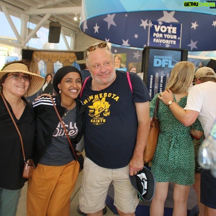 Ilhan Omar Instagram - Beautiful last day at the fair. I have traditionally gone to the fair the first and last day and it’s been great. It’s not the just the great food and the rides that make our fair wonderful, it’s the amazing people ❤️