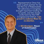 Ilhan Omar Instagram - I am deeply honored to receive the endorsements of seven of our mayors from every corner of Minnesota’s 5th Congressional District. Their support highlights our shared commitment to advancing policies that uplift our communities and bring transformative change to Minnesotans. I am proud to stand alongside these dedicated public servants as we work together to build a brighter future for every resident in our district.