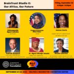 Ilhan Omar Instagram - I’m incredibly proud to host my first BrainTrust panel at the Congressional Black Caucus Foundation annual legislative conference to discuss the future of the African continent. We have an incredible panel with @chimamanda_adichie, @ngoziokonnjoiweala, Patrick Gaspard, Alexia Latortue & Janean Davis, Alexia Latortue & Janean Davis. Join us Friday at 4:30 ET/3:30 CT.