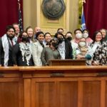 Ilhan Omar Instagram - Happy new year and new(ish) Minneapolis City Council 🥳 I was so excited to see friends and family at city hall this morning as we all gathered to celebrate our council members getting sworn in. I felt honored to join @aishaforward10 and @jamalosmanmn in their swearing in ceremony and super delighted to participate in my new city council member’s ceremony as well, my family and I can’t wait to be represented by the incredible @cashmanforward7. Congratulations everyone, looking forward to jointly and productively working with you all as we serve our shared constituents ❤️