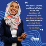 Ilhan Omar Instagram - Tomorrow is caucus day, and I am so grateful to have the support of so many leaders from city, county, and state government. Throughout my time in Congress, I have been driven by a commitment to co-governance. We can do so much more when we work together. Scroll to see who is supporting our movement for progressive change in Washington. Visit www.ilhanomar.com/caucus to get looped into your precinct caucus.