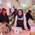 Ilhan Omar Instagram - It was fun serving smiles and grilled cheese to constituents. I look forward to seeing you at the next small business that I’ll be serving at. #Ilhanonthehijob