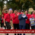 Ilhan Omar Instagram - Today, for the first time in history, the President of the United States joined a picket line. This is a major testament to the strength and resurgence of the labor movement. Let’s go!