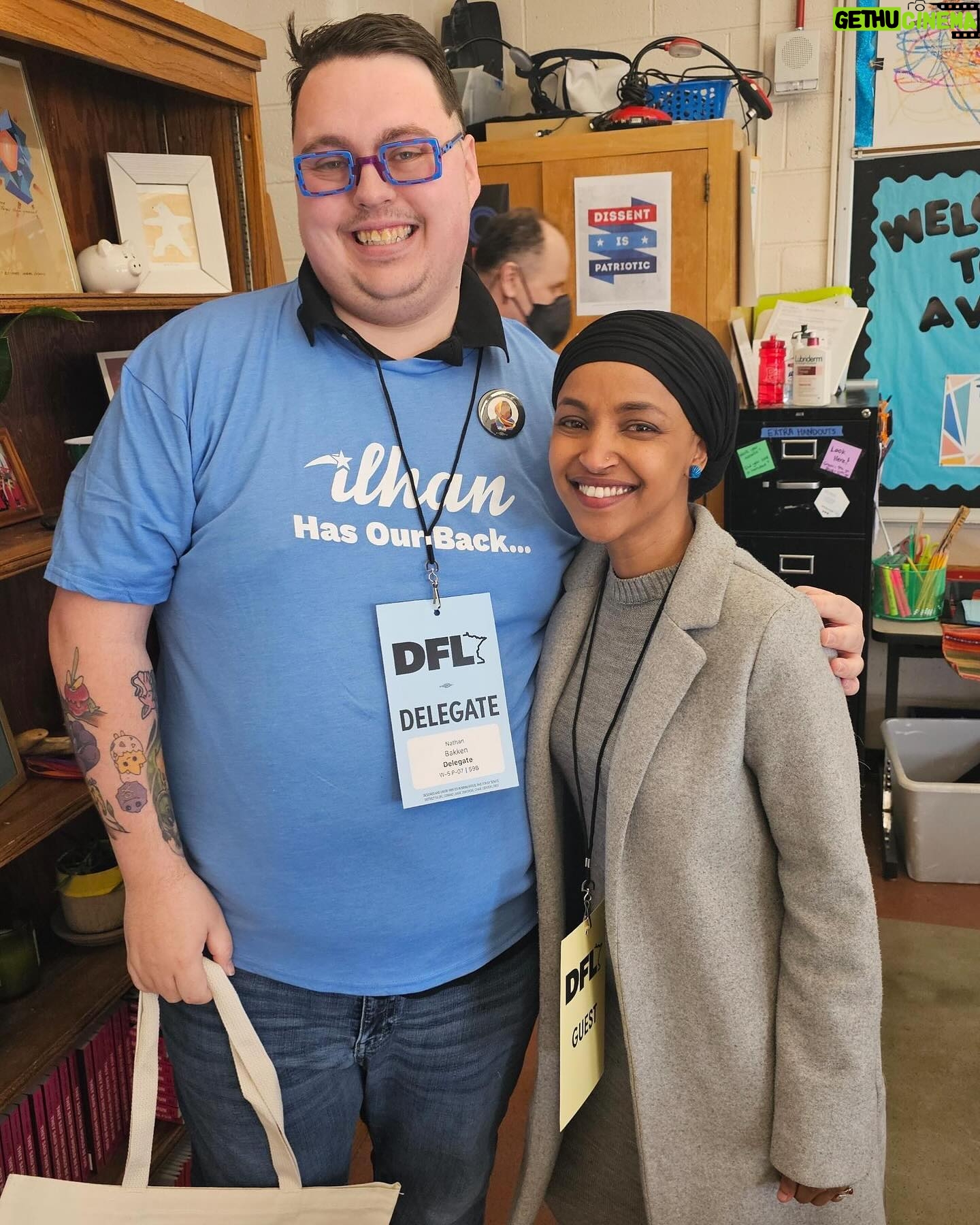 Ilhan Omar Instagram - We believe in the politics of joy ❤️ I’m filled with gratitude for every single delegate, speaker, and volunteer who made the SD59 DFL Convention possible. Because of all of you, we have secured the highest number of delegates from SD59 and out performed our opponent in his turf.