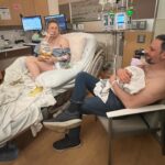 Iliza Shlesinger Instagram - Postpartum done right. I didn’t stop eating from the moment I had him until we left the hospital. ➡️ swipe to the end to see the @haveacornchips I accidentally dropped into his bassinet as I stood over him power eating and staring at my sweet little boy. It got wedged between the plastic and the mattress 🤷‍♀️ Hope he likes salty corn milk! 🧂 🌽 🥛 💦 the @yeti I just realized was there but YETI deserves a shoutout because the good ice they gave me at the hospital stayed AS ICE even after I got home. Best part is I’ve had it for years and it doesn’t give me lead poisoning. Bring it to your next delivery!