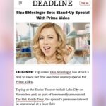 Iliza Shlesinger Instagram - 🎺 PROUD TO ANNOUNCE 🎺 I moved to @primevideo and I’m taking you all with me for my 7th special. And I can finally tell you we are filming it in… SALT LAKE CITY! Grab your sodas and your low ABV beers! See you in November! 🍺 🥤 🦍💗🪽🎥 @primecomedy