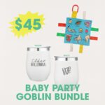 Iliza Shlesinger Instagram - Calling all #eldermillenial parents… get the bundle for your bundle! My crinkle toy (so baby can learn ALL the jokes you quote 🍤🍑🧌🍎☎️🐉) and the elder millennial tumbler to keep you hydrated while you chase after your baby party goblin!! Link in bio to shop!