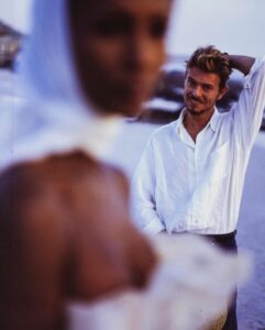 Iman Instagram - April 24th #BowieForever Photography by @bruce_weber