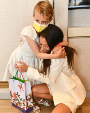 Inbar Lavi Instagram - Today I had the great honor to attend the @makeawishisrael gathering & celebrate our wish angel Nitzan who’s only wish was to help grant other ill children their wishes 🤍 Thank you for letting me be your international ambassador and have a small part in this powerful mission 🙏🏼