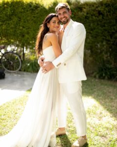Inbar Lavi Instagram - Thank you to the most talented visionaries for making us look and feel levitated 🤍 @brides