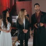 Inbar Lavi Instagram - Oh hello everyone 👋 @lucifernetflix With my babies @laurengerman @officialtomellis