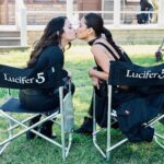 Inbar Lavi Instagram - For the lovers💋 @lesleyannbrandt @lucifernetflix @edenskiz #loveislove x