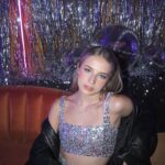 Indi Star Instagram - Burned the disco down🪩🥂 . . . #mirrorball #euphoria #ootd #indistar