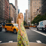 Indi Star Instagram - absolutely gorgeous Delphinium Godet Dress from @rpnewyork during NYFW. love the way this dress looks in NYC... looking forward to fashion week coming up soonn 🪬🪩🧿🗽🏙️ , , , #RPNewYork #NYFW #FashionWeek #NYC #DelphiniumGodetDress #Fashion