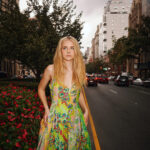 Indi Star Instagram - absolutely gorgeous Delphinium Godet Dress from @rpnewyork during NYFW. love the way this dress looks in NYC... looking forward to fashion week coming up soonn 🪬🪩🧿🗽🏙️ , , , #RPNewYork #NYFW #FashionWeek #NYC #DelphiniumGodetDress #Fashion