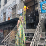 Indi Star Instagram - absolutely gorgeous Delphinium Godet Dress from @rpnewyork during NYFW. love the way this dress looks in NYC... looking forward to fashion week coming up soonn 🪬🪩🧿🗽🏙️ , , , #RPNewYork #NYFW #FashionWeek #NYC #DelphiniumGodetDress #Fashion
