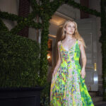 Indi Star Instagram - absolutely gorgeous Delphinium Godet Dress from @rpnewyork during NYFW. love the way this dress looks in NYC... looking forward to fashion week coming up soonn 🪬🪩🧿🗽🏙️ , , , #RPNewYork #NYFW #FashionWeek #NYC #DelphiniumGodetDress #Fashion