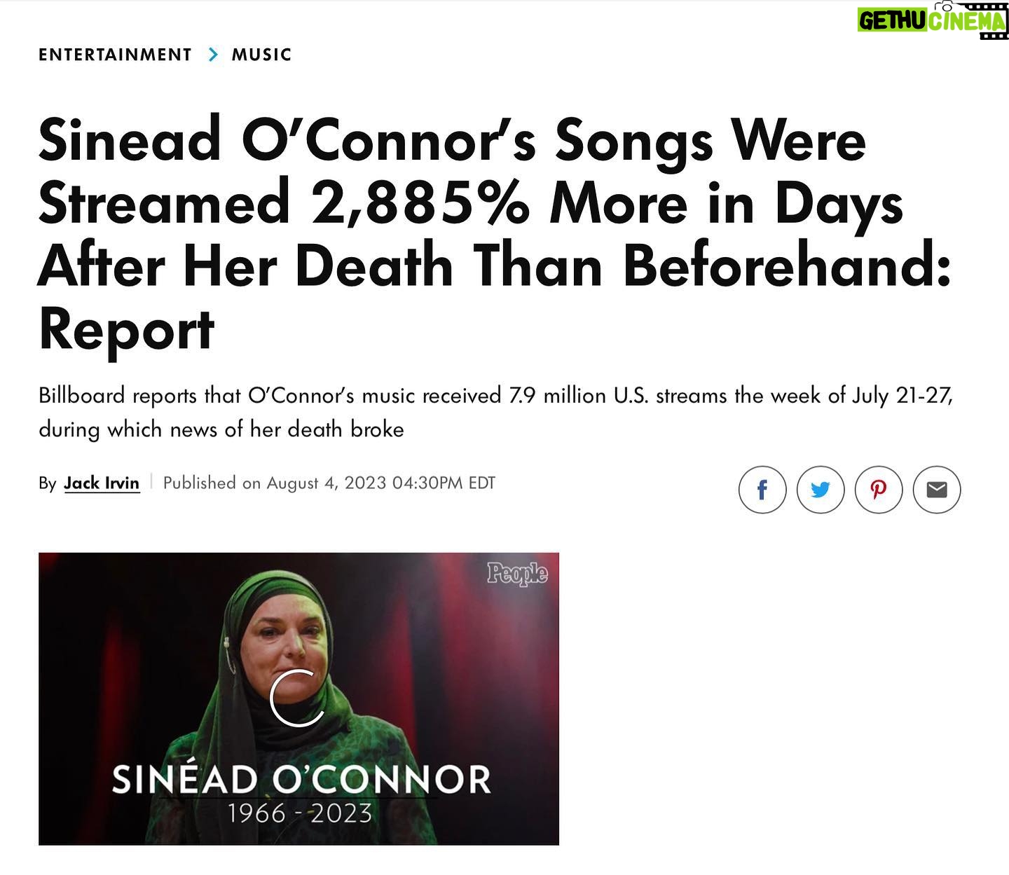 India.Arie - 20.3K Likes - #sineadoconnor passing has been sitting HEAVY WITH ME.
Whatever lessons she came here to learn, she learned for all of us.
This industry HATES women who don;t conform.
May we take heed, that her lessons, and her courage and her BRILLIANCE … were not in vain.
Imagine being RIGHT! and everyone else was just LATE to the revelation … yet no one apologized.
THIS is what it ACTUALLY means to be a TRAIL. BLAZER.
And some of those SAME people who Booed her … write think pieces and articles in love.
And the INDUSTRY is benefitting from her steams being up nearly 3000% ~ i hope her children are benefiting.
I wish her NOTHING but peace.
✌🏾🕊️