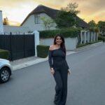 India Reynolds Instagram - Chef’s Warehouse Franschhoek, and a beautiful sunset, we’ve already fallen in love with it here 🥂