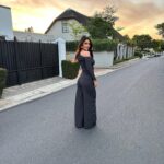 India Reynolds Instagram - Chef’s Warehouse Franschhoek, and a beautiful sunset, we’ve already fallen in love with it here 🥂