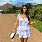 India Reynolds Instagram – Absolutely frilled with wine tram life 🤍