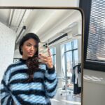 India Reynolds Instagram – You’re all asking where the jumpers from, I’m asking if @charlie_sman_makeup can paint my face everyday ☺️ 
It’s @cernucci for everyone in the DM’s 💙 and it suited Brighton in the sunshine ☀️