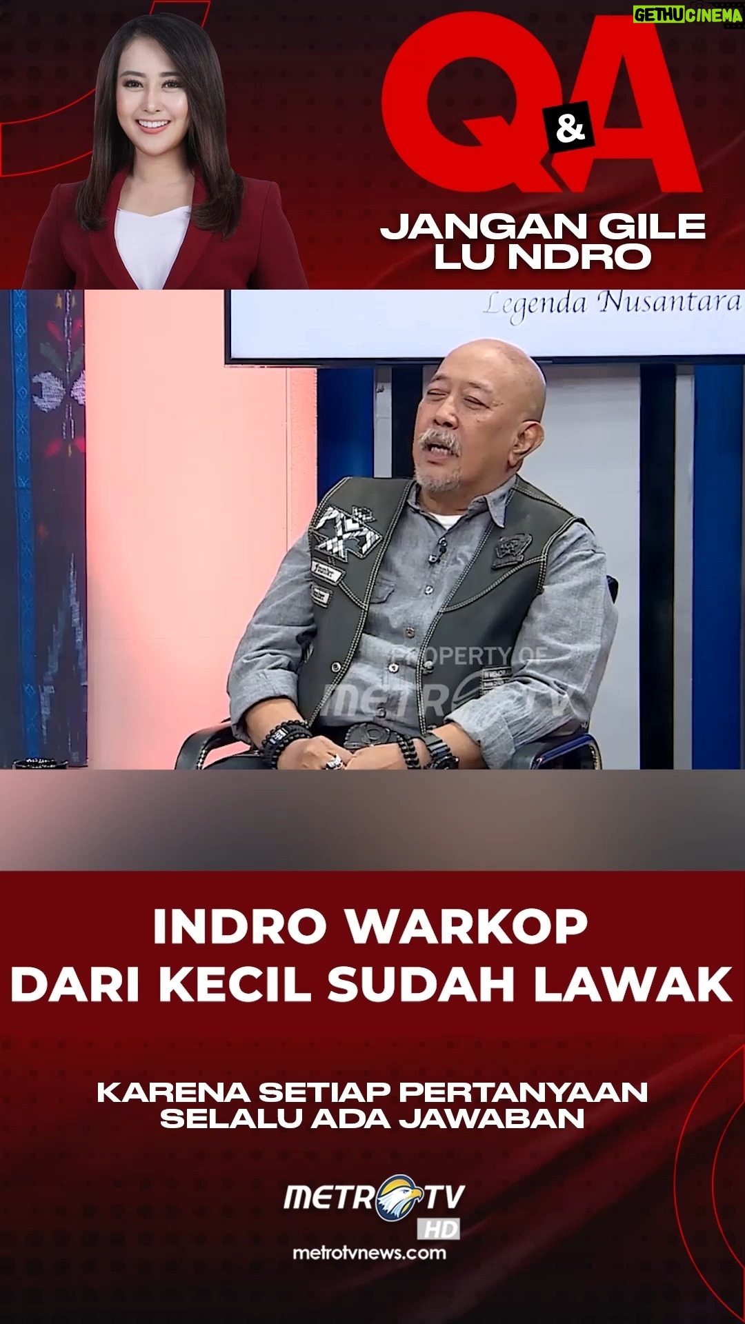 Indro Instagram - Ternyata Indro Warkop udah ada bibit lawak dari cilik gess 😂 Saksikan #QNAMETROTV “Jangan Gile Lu Ndro” di link https://xtend.metrotvnews.com/Content/Post/Watch/3927 #indro #warkop #indrowarkop #warkopdki #xtend