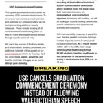 Indya Moore Instagram - in a shocking attack on free speech, USC administration has literally *cancelled graduation* 🫢 if you recall, the USC administration made the unprecedented decision to bar their muslim woman valedictorian from giving the traditional commencement speech for fear of her pro-palestine sentiments. since then, USC campuses have erupted into full-on protest mode against the genocide in gaza. we stand with university students and their right to protest ✊🏽 follow @MuslimGirl for our coverage of the student protests at columbia and across the U.S.