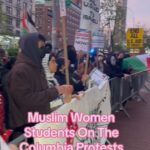 Indya Moore Instagram - we asked muslim women students why they are protesting at columbia university ✊🏽 #columbiauniversity #college #university