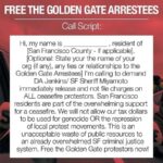 Indya Moore Instagram - ❤️‍🔥CALL TO ACTION: Protesters who shut down the Golden Gate Bridge to demand an end to the U.S.-funded genocide against the Palestinian people are STILL being held in SF jail. ☎️ Call DA Jenkins and Sheriff Miyamoto to demand their immediate release and demand that they not pursue charges against the courageous people of conscience.