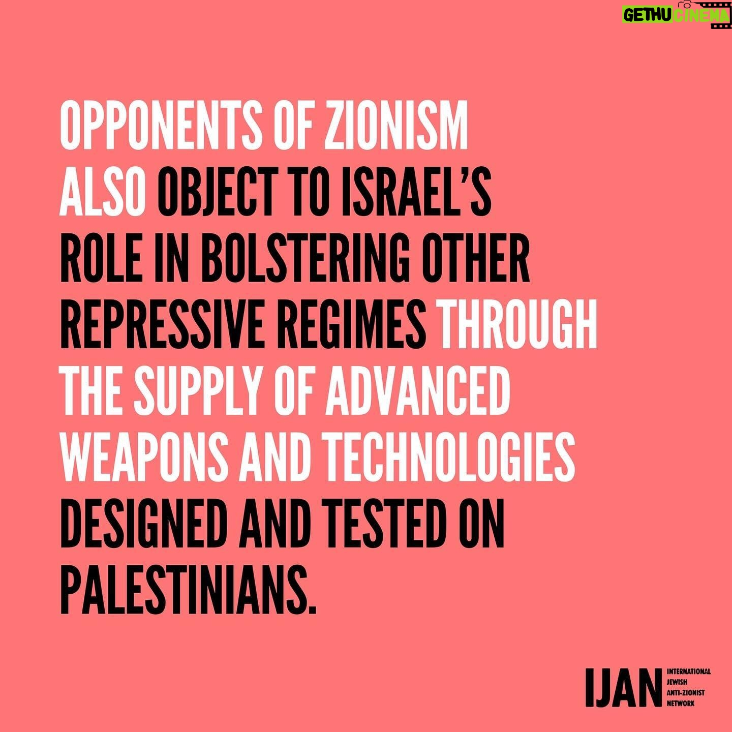 Indya Moore - 74.5K Likes - Antisemitism & solidarity with Palestine are NOT the same. Those who make this inaccurate and dangerous claim seek to silence advocacy for Palestinian rights, land, & liberation. As the movement for Palestinian liberation strengthens, false accusations of antisemitism are on the rise.
This is the first post in a series where we at the International Jewish Anti-Zionist Network (IJAN) will break down anti-Zionism, antisemitism, why theyāre different, & why that matters.
Read our full text IJAN.org/AZ (LINK IN BIO) where we expand on these definitions and provide a direct response to the Zionist strategy of conflating the two in order to discredit anyone fighting for a free Palestine.
WHAT IS ZIONISM?
Zionism is Jewish nationalism.
It was the ideological basis of the Nakba (Catastrophe) wherein Zionists massacred, displaced, & dispossessed over 750k Palestinian people as part of the 1948 founding of the State of Israel.
Zionism remains the driving force of Israelās conduct: its expansionism, its granting of privileged citizenship to Jews, & its mistreatment of Palestinians through occupation, apartheid, ethnic cleansing, sieges, genocidal military campaigns, & other forms of extreme violence.
Zionism is a belief, not a people.
It is not and never has been the same as Judaism or Jewish identity.
WHAT IS ANTI-ZIONISM?
As long as there has been Zionism, there has been opposition to it - among Jews, Palestinians, & many others.
Anti-Zionists object to Zionism because it is racist. Zionism privileges Jewish lives (particularly the lives of Ashkenazi and European Jews) above all others, especially over Palestinian lives. Opposing Zionism is an essential part of combating racism. One cannot be truly anti-racist without being anti-Zionist.
WHAT IS ANTISEMITISM?
Antisemitism is prejudice, hatred, or violence directed at Jews because they are Jewish. Antisemitism today is centered in the far-right, where white supremacy, Christian Nationalism, & Christian Zionism are dominant.
Antisemitism is a threat that must be countered by all who oppose racism, white supremacy, & religious discrimination.
The end to antisemitism lies in collective liberation, not Zionism.