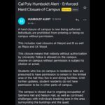 Indya Moore Instagram – Demand Cal Poly Humboldt president and administration stand down! 

☎️ 707.826.3311 & 562.951.4000
📧 mailto:president@humboldt.edu & csu-chancellor@calstate.edu

Cal Poly Humboldt Student Response to Admin Escalation 

We are disappointed to receive an email from campus administration announcing a “hard close” of campus. Allowing only those with permission to enter campus at this time. Anyone on campus is subject to citation or arrest. 

Police were present at the time the email went out, setting up concrete barriers at all campus entrances. Students living on campus are restricted to their dorms and residential areas. 

We have and remain to be a peaceful protest. In negotiations with administration yesterday we were given the impression that negotiations would continue however, they have recently informed us that they refuse to negotiate further. 

We are concerned for the potential of police escalation at this time. We showed good faith in our negotiations and deescalation yesterday by reopening Siemens Hall. Administration has not kept their end of the agreement. 

We love and care for our community and continue to stand in solidarity with other campuses for a free Palestine. 

Shame on administration for silencing the free speech of our brave students. 

We, as ever, are not afraid.
