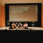 Indya Moore Instagram - Remember the love ❤️ Collective rage for collective liberation at @brooklynmuseum with @amandaseales @indyamoore @celinecelines @theslowfactory @monamiari @collisbrowne & @jenn_tardif was a balm to our souls ❤️‍🩹 Below parts of my opening speech 🎤 soon the full video will drop on an internet near you 🫶🏽 … Qahr . Rage . Beyond rage . ❤️‍🔥 “There is no English equivalent to the Arabic word Qaher قهر. The dictionary says “anger” but it’s not. It is when you take anger, place it on a low fire, add injustice, oppression, racism, dehumanization to it, and leave it to cook slowly for a century. — Dr. Sabreena Ghaffar-Siddiqui, Ph.Dp The times call for whaling, cries, flagelations, only our women in the Global South know how to openly express. I grew up in a world where I saw adults cry all the time, mothers, fathers, grandparents. Tears are salt water, menel bahr holleh—from the Mediterranean sea , I was told, and we and our bodies, are both part of the sky and part of the Earth. As our Earth is being violated, our region constantly bombed, this is four five generations of enduring trauma and erasure, from the Nakba in 1948, to the next Nakba in 1967 to the invasion of Beirut in 1982, to today’s genocide, our lives have been in their own right nothing short of a miracle. As we survive, as we witness and as we tell our stories, we weave between each of us, a thread of solidarity. From Trans Atlantic Slave Trade, the legacy of Black Americans in America, on stolen Indigenous land, from stolen Indigneous Africans, from the persecution of our trans siblings. In our collective histories, we have yet to, in the past 10,000 years, been tasked to do this very action of solidarity. We haven’t been given the opportunity to weave between each of our struggles, a common thread for justice. Let’s begin with Love, collective RAGE is an expression of love. The bigger the rage, the bigger the love. ✏️ How do you find your way back to love in each of your respective journeys? Photos by @alizayuh 🪬