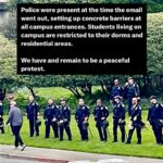 Indya Moore Instagram – Demand Cal Poly Humboldt president and administration stand down! 

☎️ 707.826.3311 & 562.951.4000
📧 mailto:president@humboldt.edu & csu-chancellor@calstate.edu

Cal Poly Humboldt Student Response to Admin Escalation 

We are disappointed to receive an email from campus administration announcing a “hard close” of campus. Allowing only those with permission to enter campus at this time. Anyone on campus is subject to citation or arrest. 

Police were present at the time the email went out, setting up concrete barriers at all campus entrances. Students living on campus are restricted to their dorms and residential areas. 

We have and remain to be a peaceful protest. In negotiations with administration yesterday we were given the impression that negotiations would continue however, they have recently informed us that they refuse to negotiate further. 

We are concerned for the potential of police escalation at this time. We showed good faith in our negotiations and deescalation yesterday by reopening Siemens Hall. Administration has not kept their end of the agreement. 

We love and care for our community and continue to stand in solidarity with other campuses for a free Palestine. 

Shame on administration for silencing the free speech of our brave students. 

We, as ever, are not afraid.