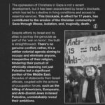 Indya Moore Instagram - 🚨Email Your Elected Official: The Christians in Palestine are being wiped out 🚨 While mainstream media and politicians across the spectrum often portray the Palestine ‘conflict’ as a Muslim versus Jewish struggle, this oversimplification is, at best, uneducated and, at worst, a manipulation of the truth to protect Zionism. The oppression of Christians in Gaza is not a recent development, but it has been exacerbated by Israel’s blockade, which has led to a decline in living conditions and access to essential services. This blockade, in effect for 17 years, has contributed to the erosion of the Christian community in Gaza through illness, isolation, and, tragically, death. On October 19th, Israel bombed the Church of Saint Porphyrius, Gaza’s oldest, killing at least 18 people. Despite the Israeli army’s statement that the church was not the target of the attack, Diana Tarazi, a 38-year-old Palestinian Christian, expressed disbelief, stating, “The missile fell directly on it. We cannot believe that the church was not their aim.” Pope Francis has repeatedly used the term “terrorism” to describe Israeli actions in Gaza, including the killing of unarmed civilians taking shelter in churches. In his Christmas Day appeal, the Pope called for “an end to the military operations with their appalling harvest of innocent civilian victims.” The persecution of Christians in Palestine is not a new phenomenon but has deep historical roots, dating back to the Nakba of 1948. Despite facing ongoing challenges, both Muslim and Christian Palestinians continue to demonstrate resilience and hope in the face of adversity, embodying the spirit of perseverance that has defined their struggle for generations. Click the link in our bio @humantiproject’s bio to send a free email to your elected official. #EndImpunity #StopArmingIsrael #EndTheOccupation #CeasefireNow #FreePalestine #sanctionsnow