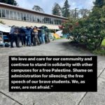 Indya Moore Instagram – Demand Cal Poly Humboldt president and administration stand down! 

☎️ 707.826.3311 & 562.951.4000
📧 mailto:president@humboldt.edu & csu-chancellor@calstate.edu

Cal Poly Humboldt Student Response to Admin Escalation 

We are disappointed to receive an email from campus administration announcing a “hard close” of campus. Allowing only those with permission to enter campus at this time. Anyone on campus is subject to citation or arrest. 

Police were present at the time the email went out, setting up concrete barriers at all campus entrances. Students living on campus are restricted to their dorms and residential areas. 

We have and remain to be a peaceful protest. In negotiations with administration yesterday we were given the impression that negotiations would continue however, they have recently informed us that they refuse to negotiate further. 

We are concerned for the potential of police escalation at this time. We showed good faith in our negotiations and deescalation yesterday by reopening Siemens Hall. Administration has not kept their end of the agreement. 

We love and care for our community and continue to stand in solidarity with other campuses for a free Palestine. 

Shame on administration for silencing the free speech of our brave students. 

We, as ever, are not afraid.