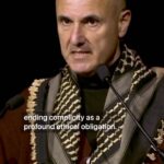 Indya Moore Instagram - Posted @withregram • @palfest **Please share.** A rousing, rallying and practical speech by Omar Bءrghouti, one of the founders of the transformative Bهycهtt , Divوstmوnt and Sءnctiهns (BDى) movement: “In the face of the world’s first televised gعnهcidع , Pa|est|n|ans are not begging the world for charity. We’re calling for meaningful, impactful solidarity. And before both, we are demanding ending complicity as a profound ethical obligation. . . The unprecedented grassroots solidarity pressure globally has significantly increased the isolation of the US-Isr^*l gعnهcidal axis. Social, racial, climate, gender, LGBTQI justice movements, trade unions, progressive Jewish partners, academics, artists, students, writers have all mobilised like never before to stop the genocide but have yet to reach that critical mass of people power.” Listen to the whole speech for peaceful forms of advocacy and mobilisation offered by BDS, to end complicity - peacefully and strategically. “If you hate violence, end oppression. If you hate oppression, end complicity. If you love freedom, justice, dignity and equality for all, as we do, end all business as usual with Isr^*l’s system of injustice. We need your full and urgent support to help stop the gعnهcidع .”