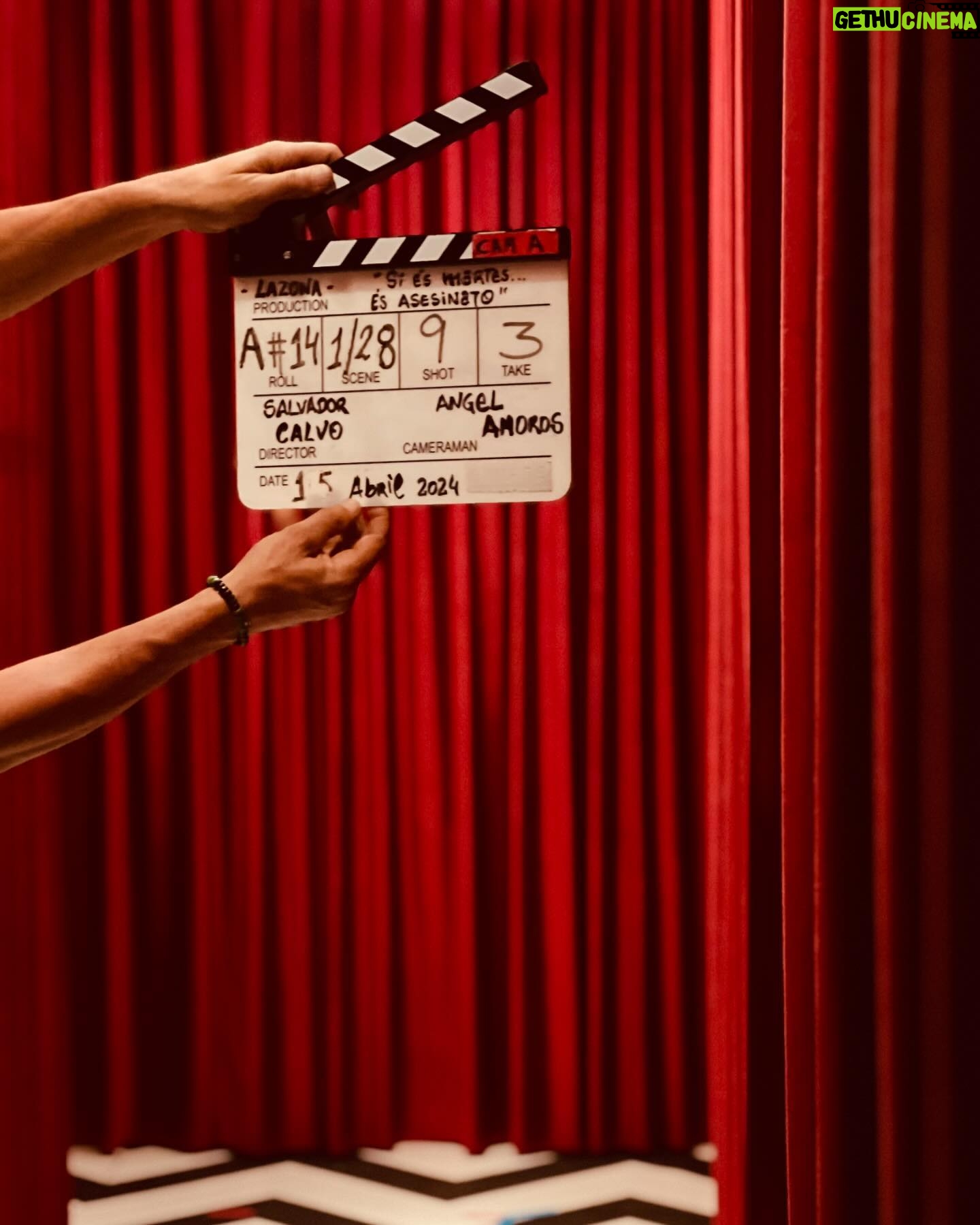 Inma Cuesta Instagram - Silencio se rueda 🎬 “Si es Martes es asesinato”. @salvador_calvo_ @disneypluses @lazonacine