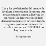 Inma Cuesta Instagram - Sin cultura no hay democracia. #stopcensura