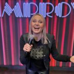 Irina Voronina Instagram – So much fun performing at @irvineimprov opening for @armandoviolincomedy !! 🎤😃 Many thanks to dear friends who came out!!! #irinavoronina #standupcomedy #irvineimprov