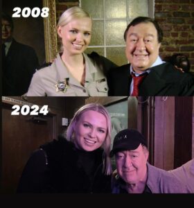 Irina Voronina Instagram - Got to catch up with @domirrera last night at @thecomedychateau ! I think we both aged well since Supreme Court of Comedy in 2008! 🙌😄🎤 #standupcomedy #irinavoronina #thecomedychateau #domirrera