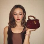 Iris Apatow Instagram - 🤎Night out with @gucci @sabatods 🤎🍾